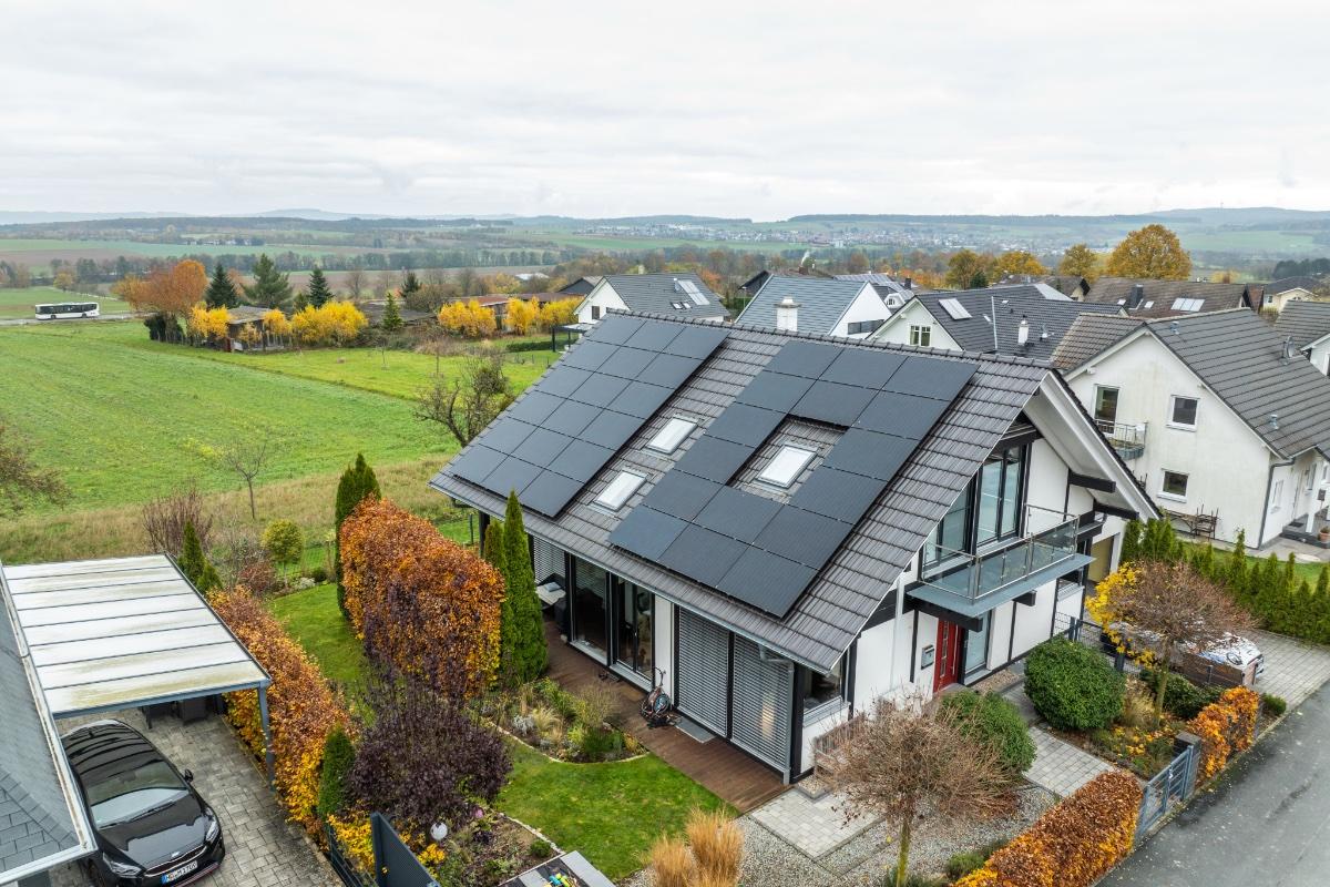 Solaranlage auf Dach