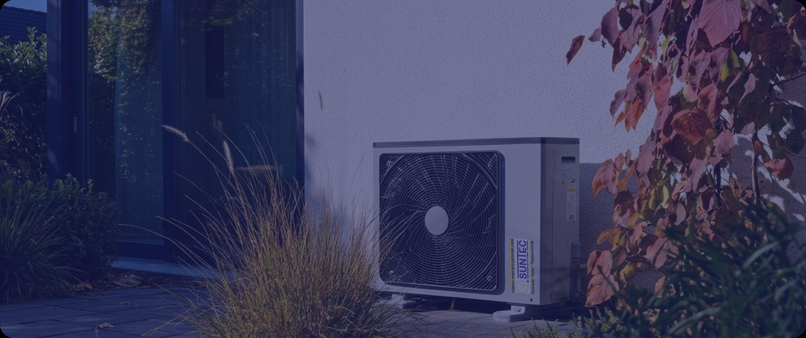 Haus mit Wärmepumpe